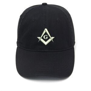 Men's Baseball Caps Masonic Embroidered Dad Hat Velcro backstrap Embroidery Hat